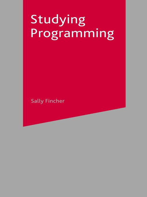 Cover image for Studying Programming